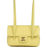 Chanel Preppy Coco Clutch - Light Yellow
