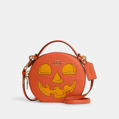 Coach Canteen Crossbody Halloween Pumpkin