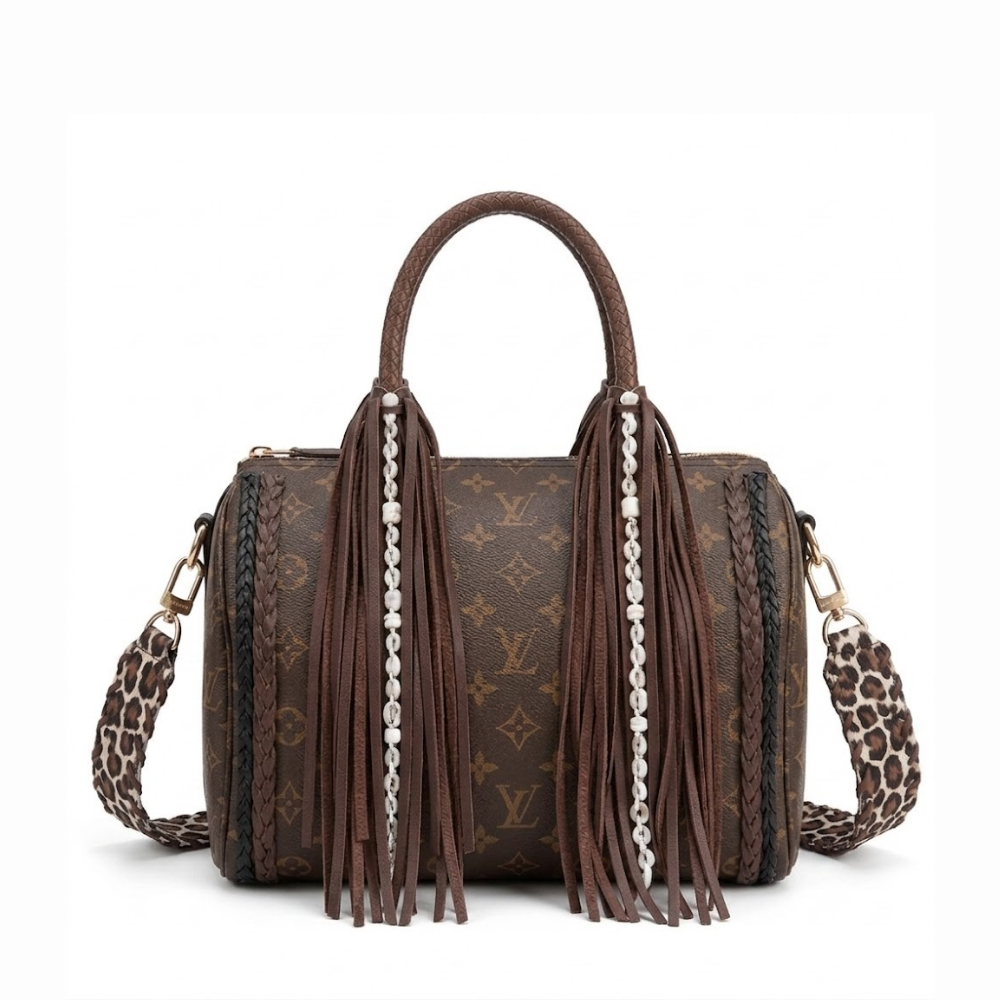 LV Houston Fringe Handbag
