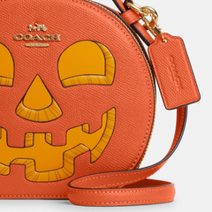 Coach Canteen Crossbody Halloween Pumpkin