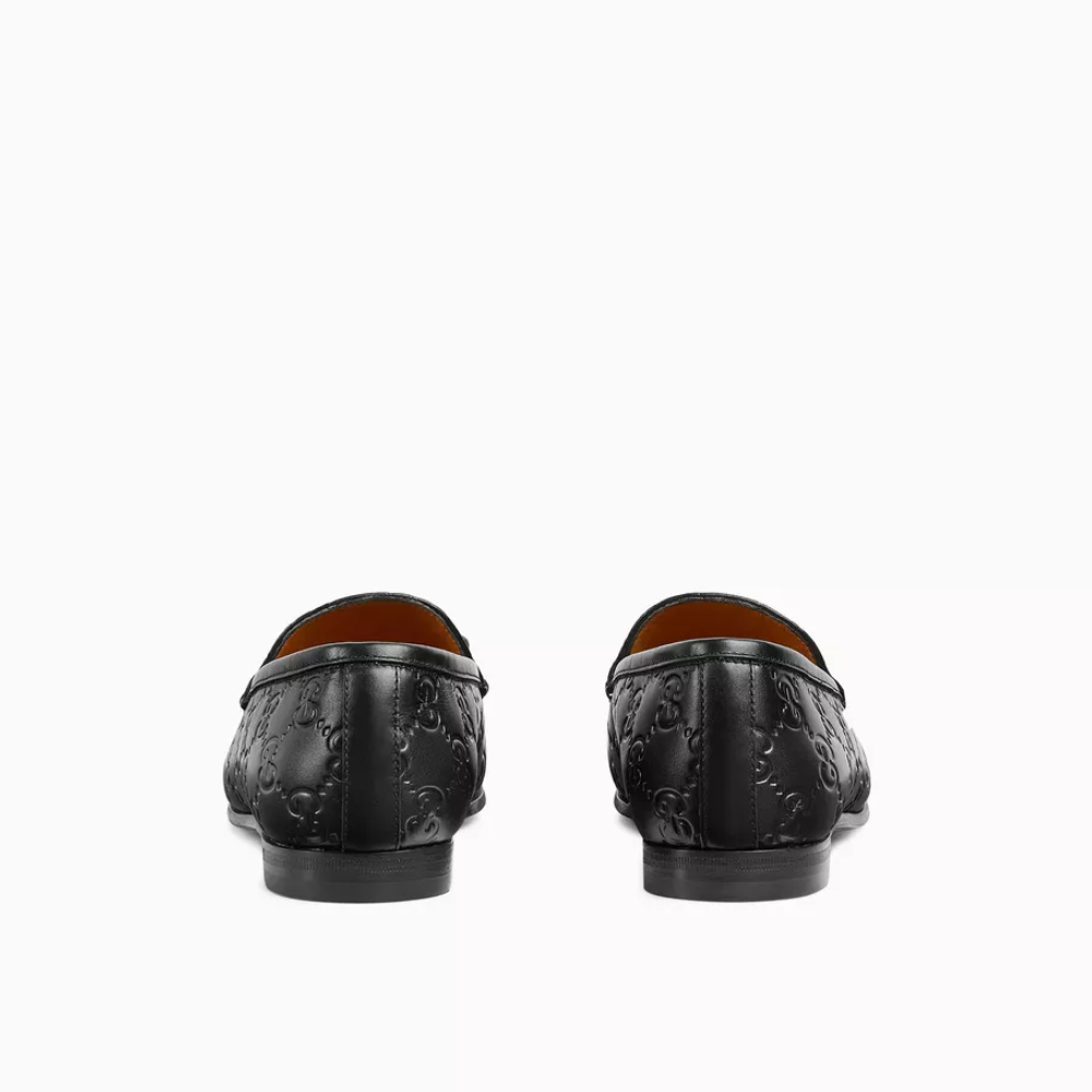 Gucci Jordaan GG Loafers in Embossed Leather