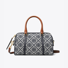 Tory Burch Monogram Mini Barrel Bag