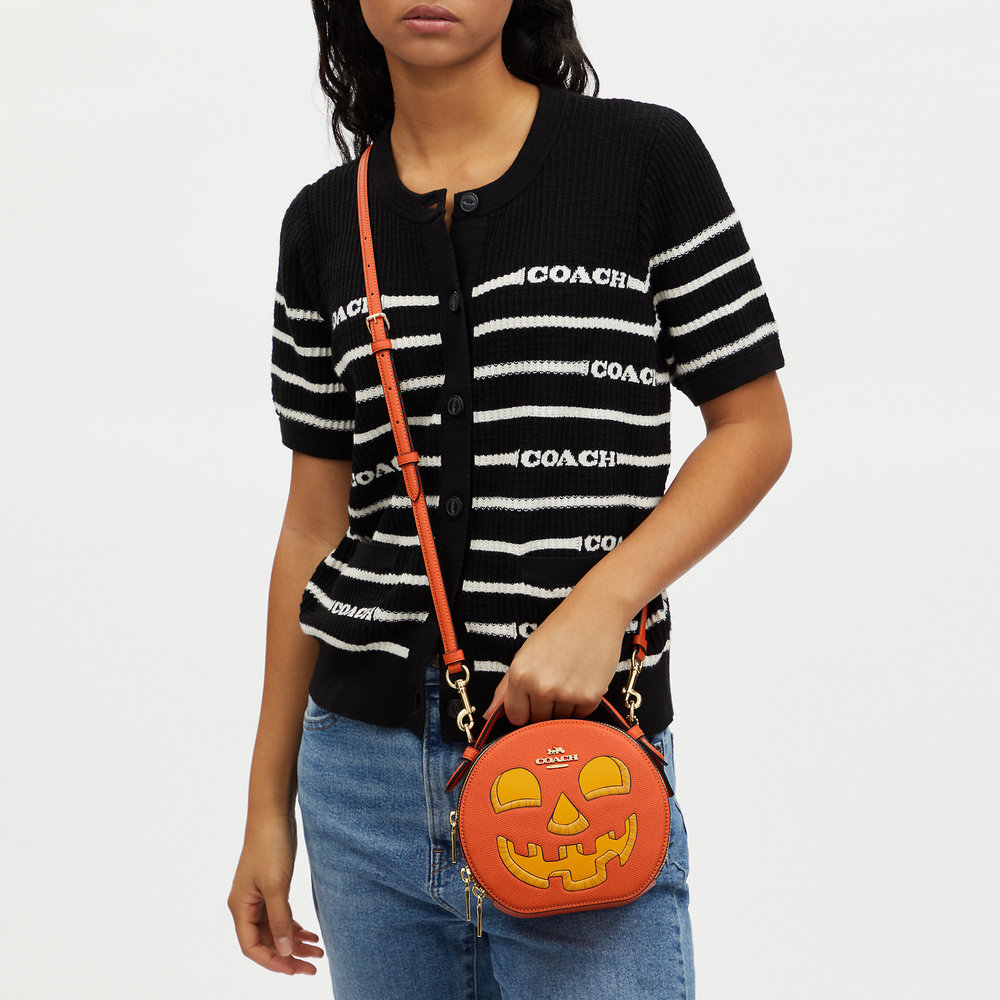 Coach Canteen Crossbody Halloween Pumpkin