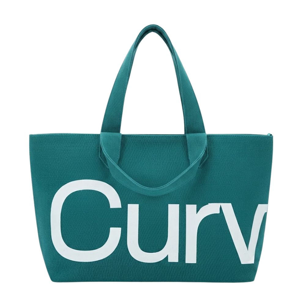 Curves Knit Tote Bag