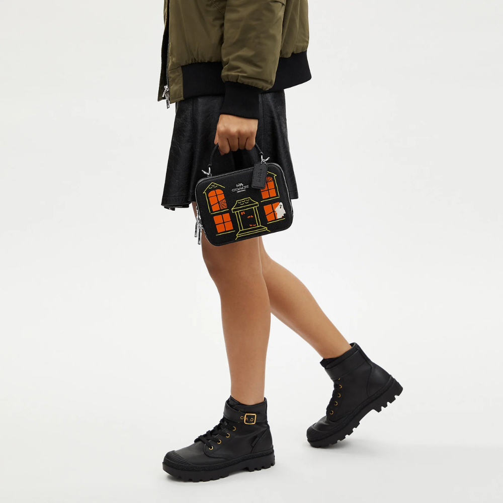Coach Outlet Box Crossbody Halloween Haunted House