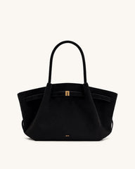 JW PEI - Hana Medium Faux Suede Tote Bag - Black