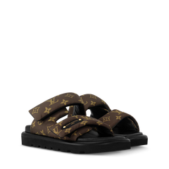 LV Pool Pillow Flat Comfort Mules